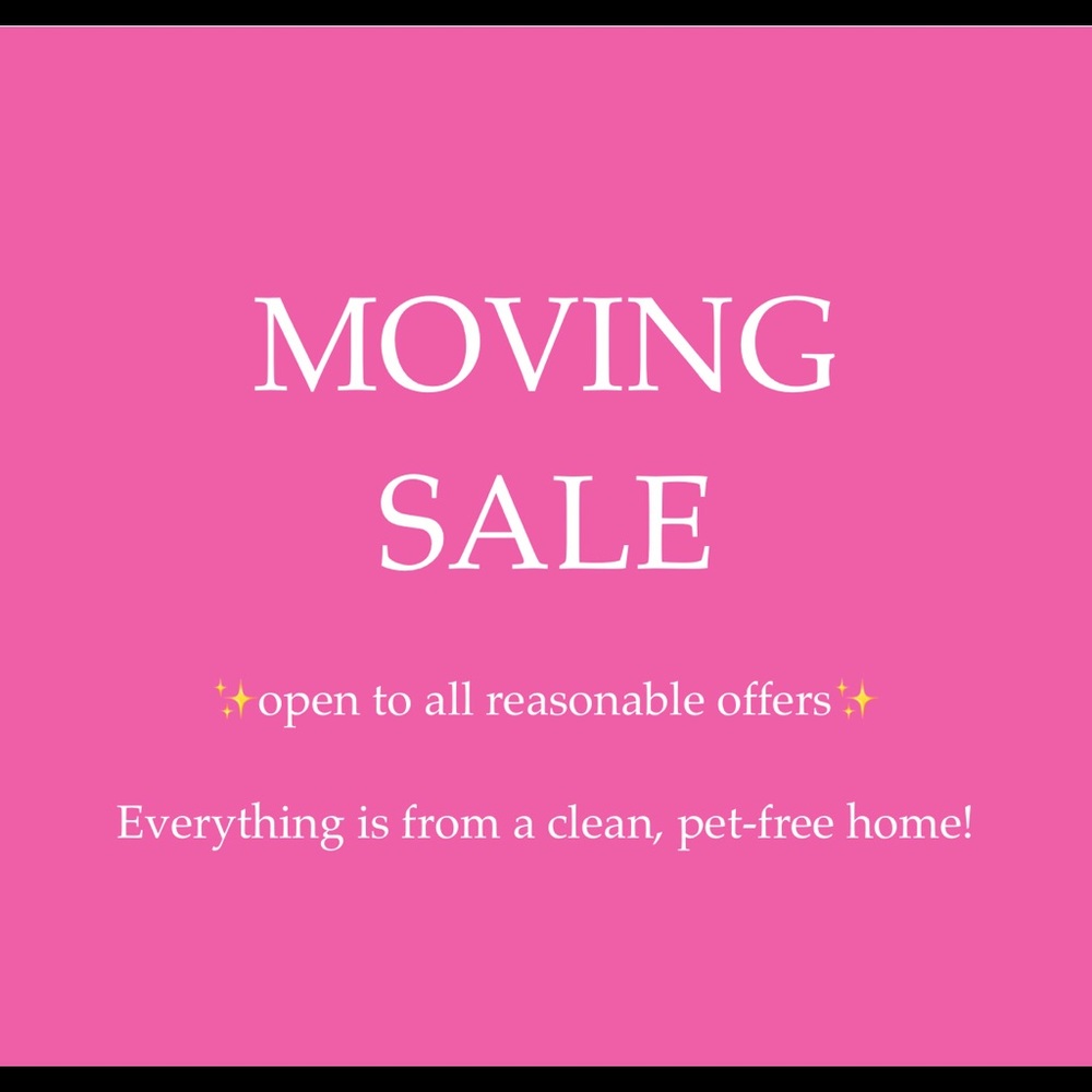 MOVING SALE